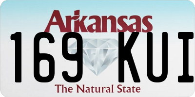 AR license plate 169KUI