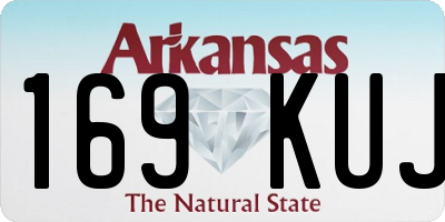 AR license plate 169KUJ