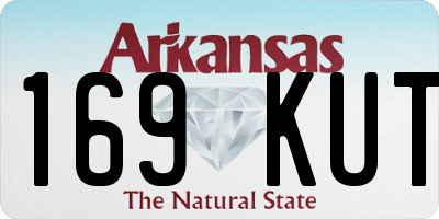 AR license plate 169KUT