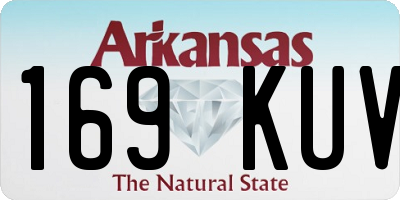 AR license plate 169KUV