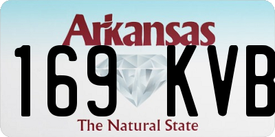 AR license plate 169KVB