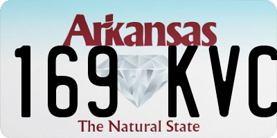 AR license plate 169KVC