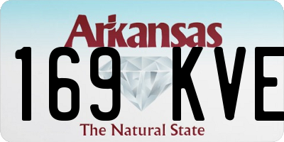 AR license plate 169KVE