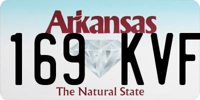 AR license plate 169KVF