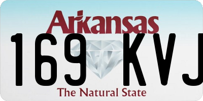 AR license plate 169KVJ