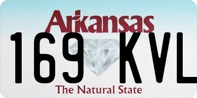 AR license plate 169KVL
