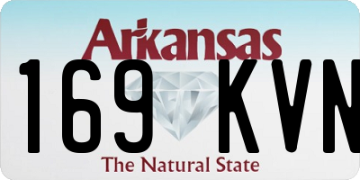 AR license plate 169KVN