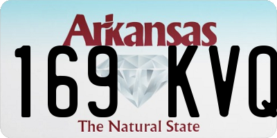 AR license plate 169KVQ