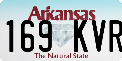 AR license plate 169KVR