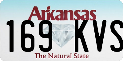 AR license plate 169KVS