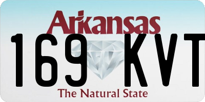 AR license plate 169KVT