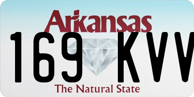 AR license plate 169KVV