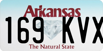 AR license plate 169KVX