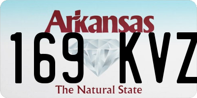 AR license plate 169KVZ