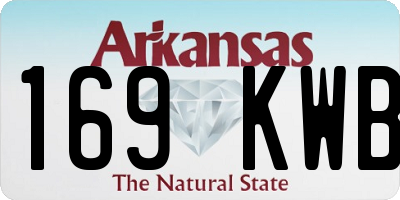 AR license plate 169KWB
