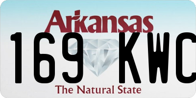 AR license plate 169KWC
