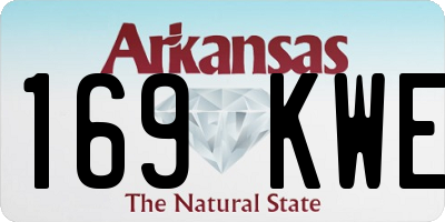 AR license plate 169KWE