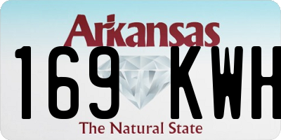 AR license plate 169KWH