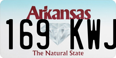 AR license plate 169KWJ