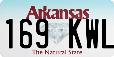 AR license plate 169KWL