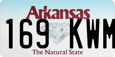AR license plate 169KWM