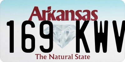 AR license plate 169KWV