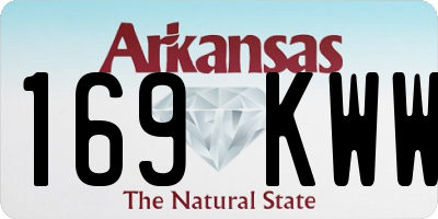 AR license plate 169KWW