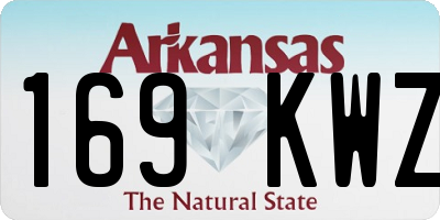 AR license plate 169KWZ