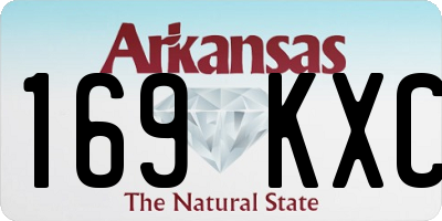 AR license plate 169KXC