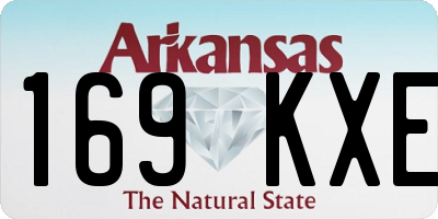AR license plate 169KXE
