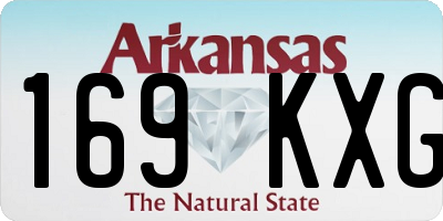 AR license plate 169KXG