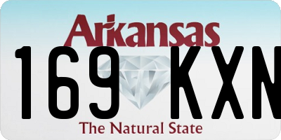 AR license plate 169KXN