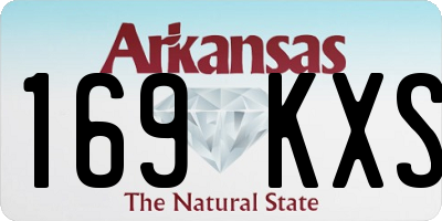 AR license plate 169KXS