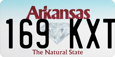 AR license plate 169KXT