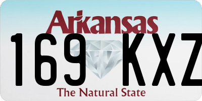 AR license plate 169KXZ