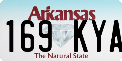 AR license plate 169KYA