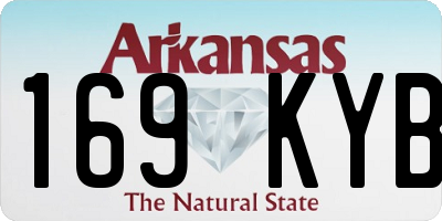 AR license plate 169KYB