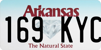 AR license plate 169KYC