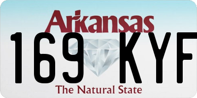 AR license plate 169KYF