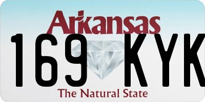 AR license plate 169KYK
