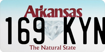 AR license plate 169KYN