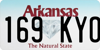 AR license plate 169KYO
