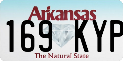 AR license plate 169KYP