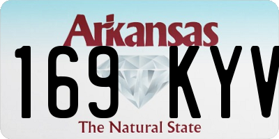 AR license plate 169KYV