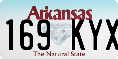 AR license plate 169KYX