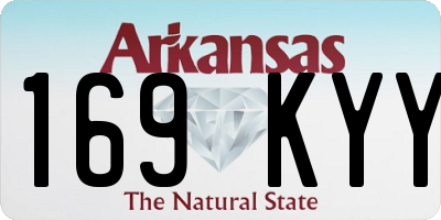 AR license plate 169KYY