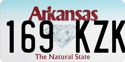 AR license plate 169KZK
