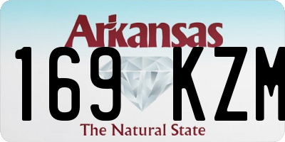 AR license plate 169KZM