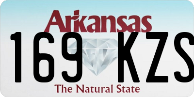 AR license plate 169KZS