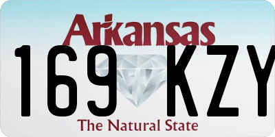 AR license plate 169KZY